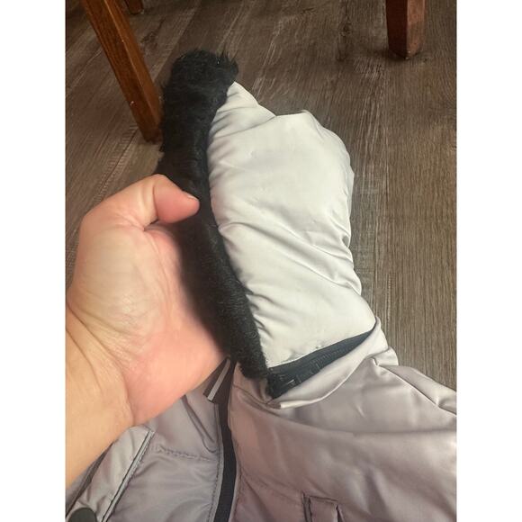 Members Mark Hooded Puffer Jacket Black Gray Ombre Toddler Size 2 - Picture 5 of 6